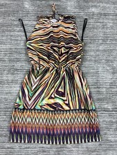 City Triangles Women's Dress Medium Multicolor Sleeveless Empire Waist