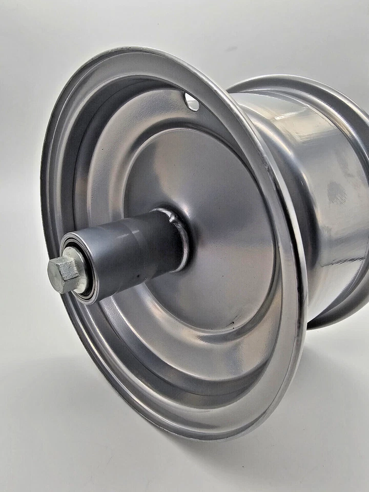 Rueda de llanta delantera y eje delantero de 14 mm * 245 mm para mini bicicleta Coleman Trail CT200U Foto 3 de 4