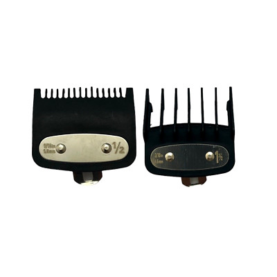 Premium Metall Clip Clipper Guard Set 0,5/1,5 - Wahl Babyliss Gamma + Stylecraft