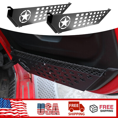Metal Front Door Storage Box Side Pocket Organizer For Jeep Wrangler JL 2018+