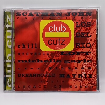 Club Cutz 1995 CD Euro House Scatman John - Rapination - Lisa Nilsson - Hysterix