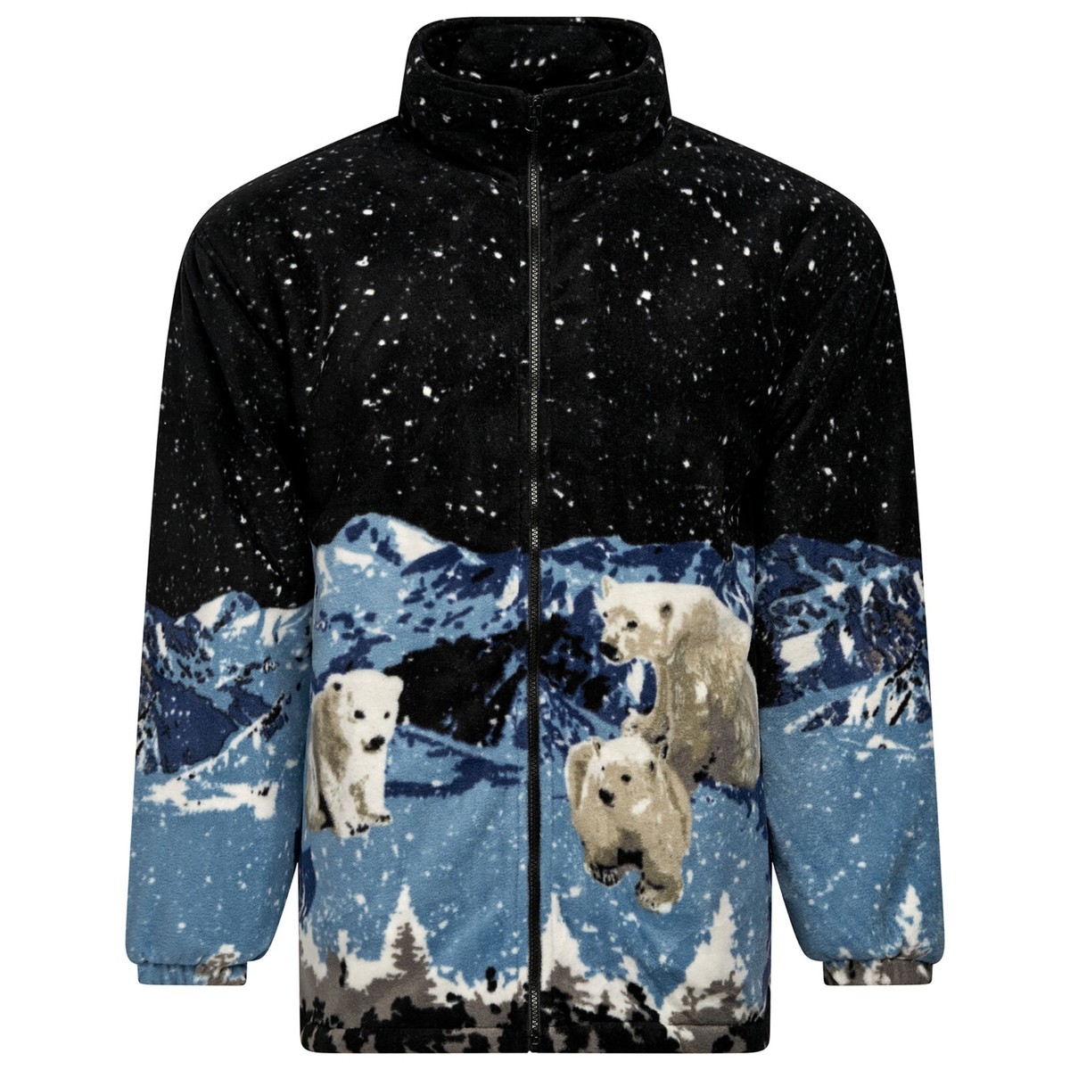 Men Women Animal Print Warm Thick Fleece Winter Shirt Jacket/Coat