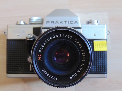 Fotokamera PRAKTICA MTL 3 Lens Objektiv Carl Zeiss JenaFlektogon 2,4/35 MC DDR