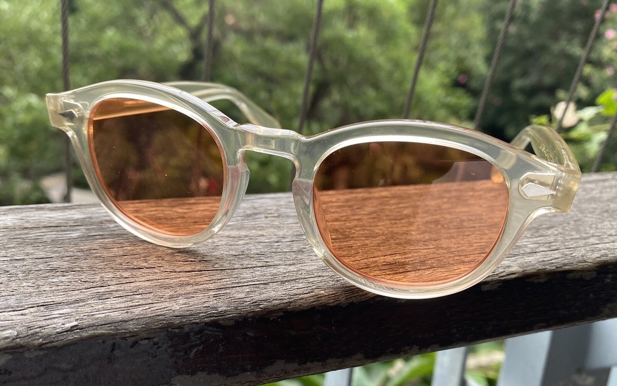 Men Amber Sunglasses Women's Light Orange Sunglasses Johnny Depp