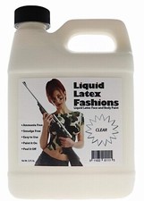 Clear 32 Fl Oz - Liquid Latex Face and Body Paint for Cosplay and SFX 