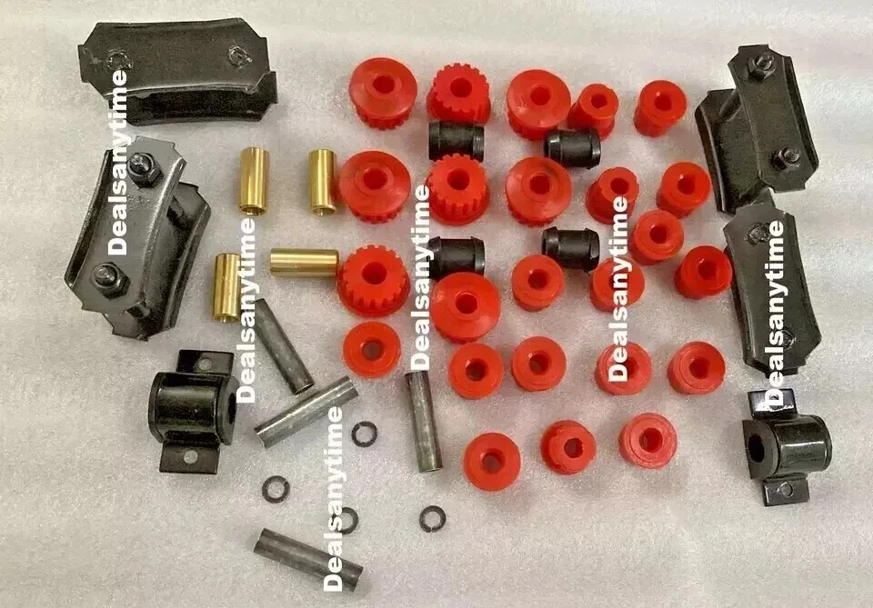 Fits For Suzuki Samurai Complete Polyurethane Suspension Leaf Spring Bushing Kit - Image 2 of 2