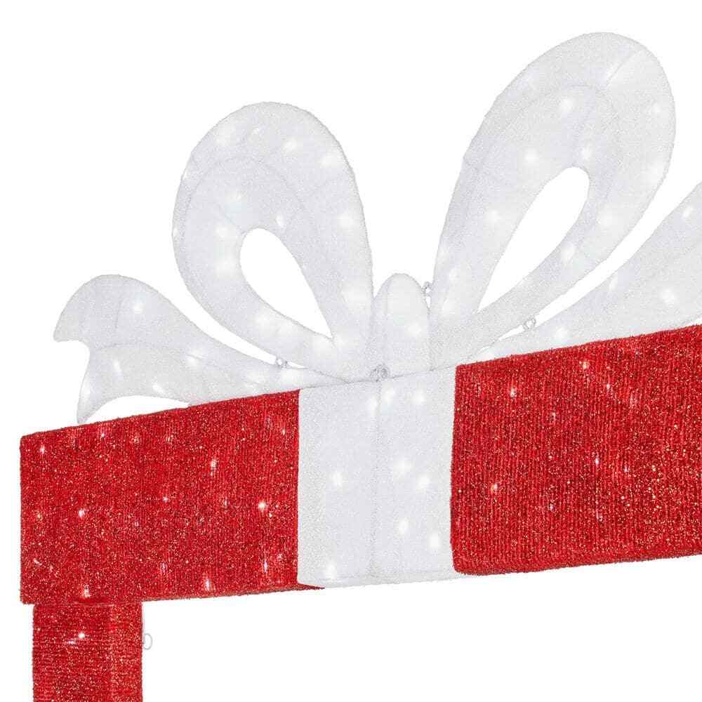 GIANT 8.5 PreLit Christmas Gift Archway Outdoor LED Holiday Yard