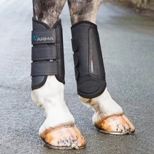 Shires Arma Cross Country Boots Hind Black Full Size