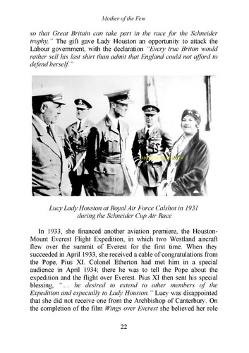 Mother of the Few-Lucy Lady Houston, Schneider Trophy Mount Everest Flight - Picture 4 of 12