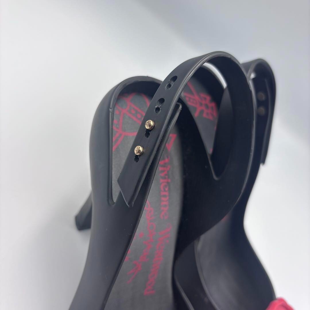 vivienne westwood × melissa　パンプス 黒 Vivienne Westwood for Melissa Women's Animal Toe Heels