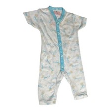 Curity 60s Baby Bear Vintage One Piece Sz 6-12 M