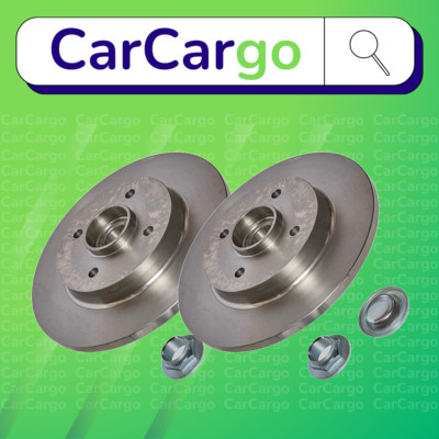 Solid Rear Brake Discs Citroën Berlingo 1.6 HDi 110 2008-2024 268 mm