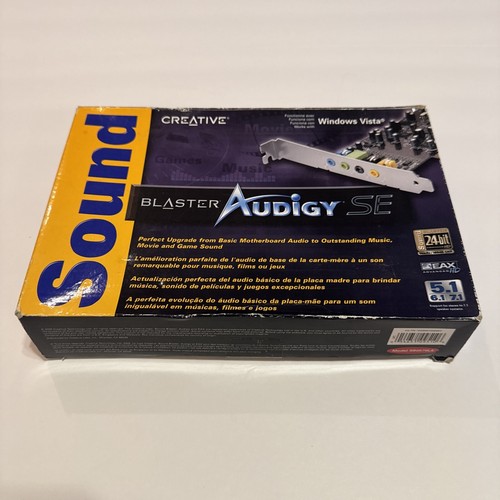 Creative Sound Blaster Audigy SE SB0570 EAX ADVANCED PCI Sound Card Windows XP