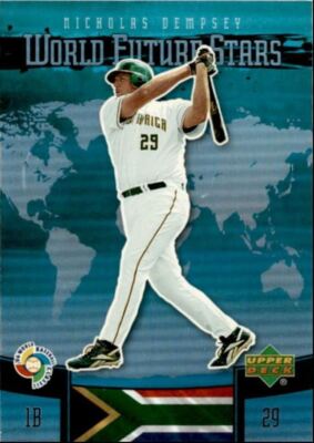 2006 Upper Deck Future Stars World Nicholas Dempsey South Africa #WBC-23