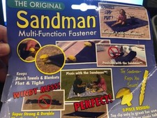 Sandman Multi-Functional Beach Towel Fastener for Beach Towels