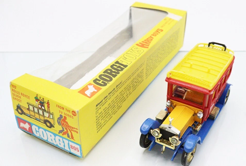 ^Vintage Rare CORGI TOYS 805 1912 Rolls Royce Silver Ghost - Hardy Boys - - Image 3 of 4