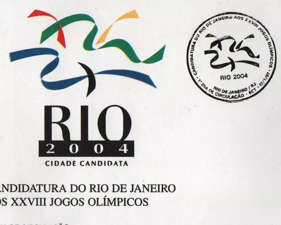 Candidato Río Janeiro XXVIII Juegos Olímpicos Mi 2734 Sn 2613 Yt 2308 Brasil 1997 Foto 4 de 4