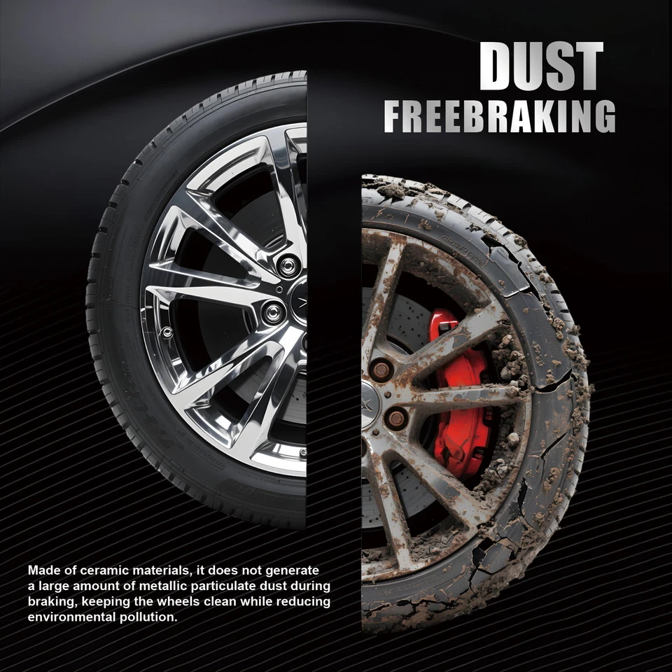 Front Brake Pads for Ford Excursion F-250 Super Duty F-350 Super Duty - Изображение 4 из 4