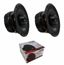 2 DS18 PRO-ZT6 6.5" 2 Way Midrange Loud Speaker 900W 4 ohm with Super Tweeter