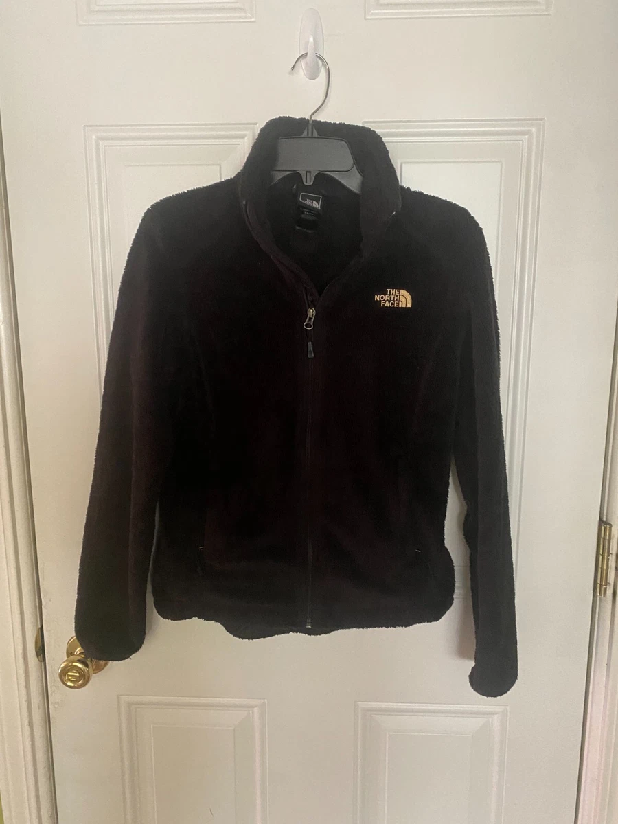 Women s The North Face Black Fuzzy Jacket size XS eBay
