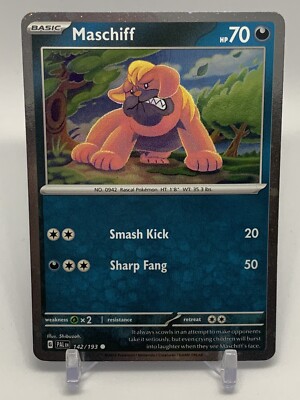 Pokémon TCG Maschiff Scarlet & Violet - Paldea Evolved 142/193 Regular  Common