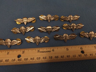 LOT OF 10 - U.S. Army Rigger Badges Pins - 1 3/4 INCH | eBay