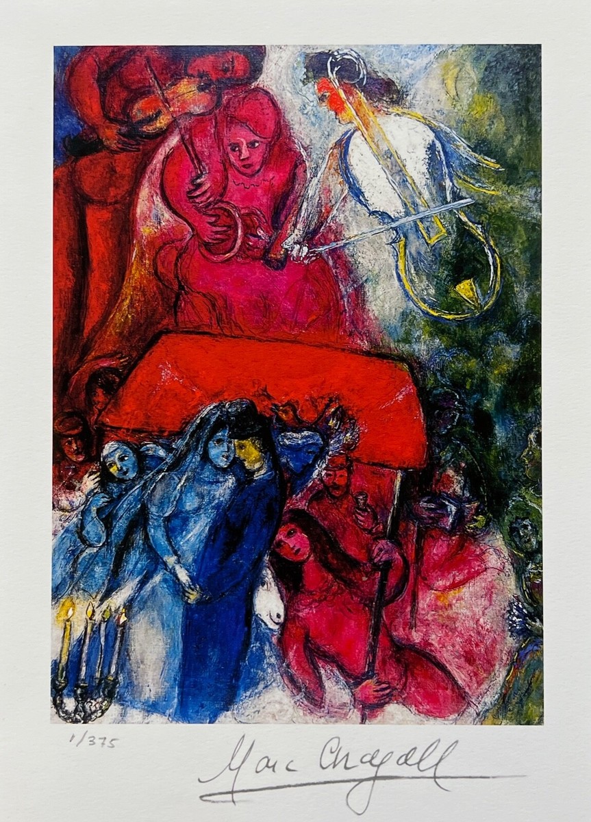 MARC CHAGALL、L'Ane rouge、海外版超希少レゾネ、新品額装付 MARC CHAGALL、L'Ane rouge、海外版超希少レゾネ、新品額装付 MARC