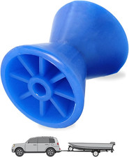 3'' Boat Trailer Bow Roller, 1/2'' Aperture Stop, Blue Roller for Boat Trailers