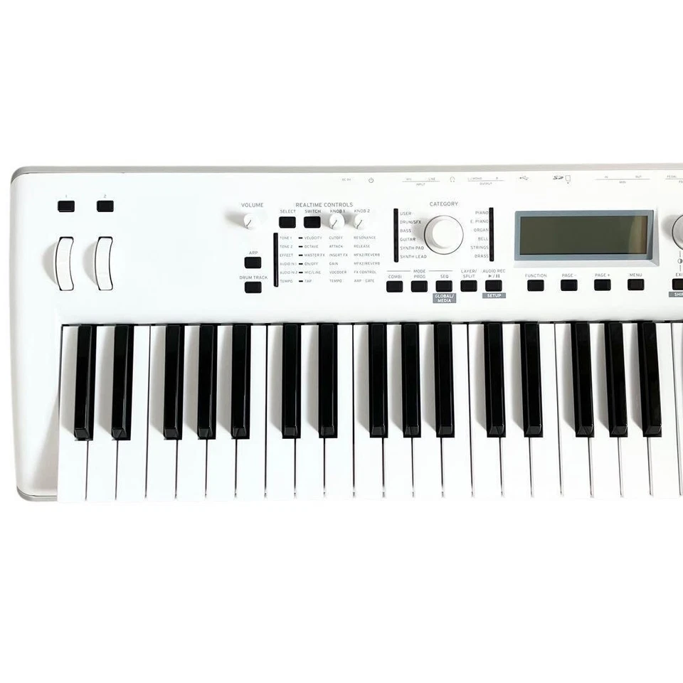 Korg Kross 2 SC 61-Key Keyboard Synthesizer Musical Keyboard White Good GP - Image 2 of 4