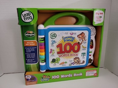 LeapFrog Learning Friends 100 Words Book English Or Spanish Educational