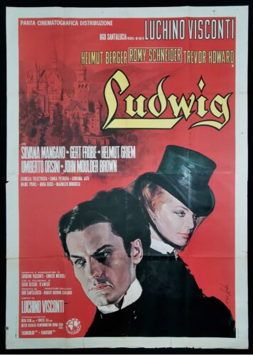 LUDWIG poster manifesto Visconti Romy Schneider Helmut Berger Wittelsbach E41 - Picture 1 of 4