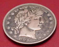1900 O Barber Half Dollar 50c F/VF Better Date 250321
