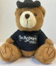 2001 Tim Mcgraw Tour Merch Teddy Bear Pre-Owned VTG County Music Vintage