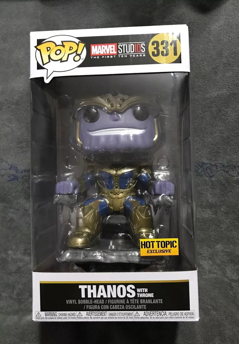 Funko Pop 331 Marvel Studios THANOS WITH THRONE Hot Topic