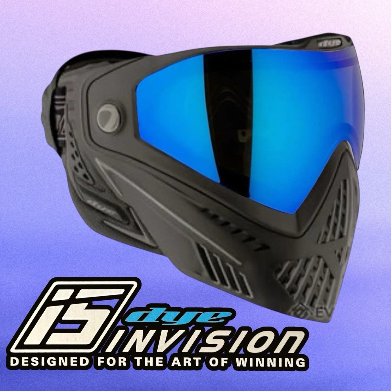 DYE Invision I5 2.0 Goggles Mask Onyx Black with Mirror Lens