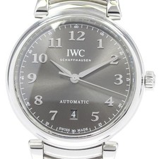 IWC DA VINCI IW356602 40mm SS Automatic Gray Dial Date Watch #C442 7