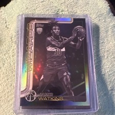 Topps 2025-26 Jamir Watkins Washington Wizards Rookie #244 Basketball Card