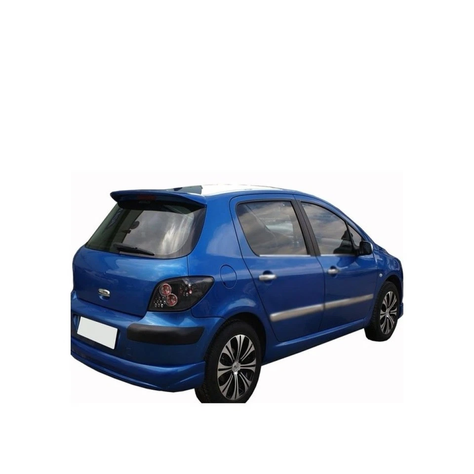 Tapicería ventana cromada para Peugeot 307 2001-2008 - 4 piezas Foto 4 de 4