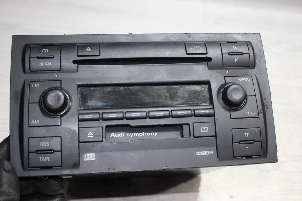 Autoradio Kassette SYMPHONY OHNE CODE!!! 8L0035195 / 5054728A3 Audi A3 8L Bj,01 - Bild 3 von 4