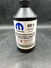 MOPAR DOT 4 BRAKE & CLUTCH FLUID 12oz (ROMEO,DODGE,FIAT,RAM,SRT,CHRYSLER)