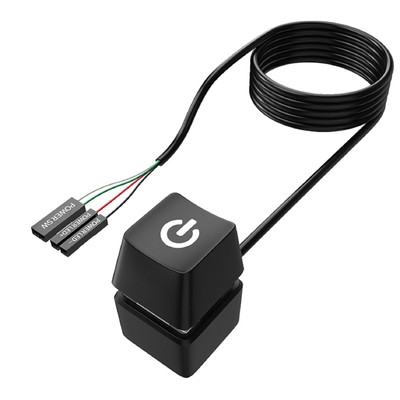 LED Light Computer Desktop Switch PC Motherboard External Start Power Button a