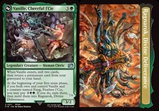 1x Vanille, Cheerful l'Cie // Ragnarok, Divine Deliverance Magic The Gathering Final Fantasy casi nuevo