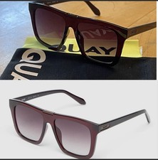 QUAY Sunglasses NAME DROP Chocolate Frame Dark Chocolate Lens NEW 