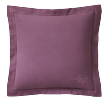 RARE NWT Limited Edition Vintage Iconic Lux Ralph Lauren Artisan Pillow Plum