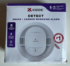 KIDDE 30CUAR Hardwired Smoke and Carbon Monoxide Alarm with AA Battery Open box