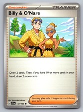 Billy & O'Nare 142/159 Common Journey Together Pokemon TCG Card NM
