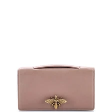 Christian Dior Bee Clutch Leather