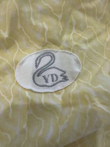Yves Delorme Paris King Sheet Set Yellow Hydrangea Scalloped 100% Cotton READ - 第 5/20 張圖片