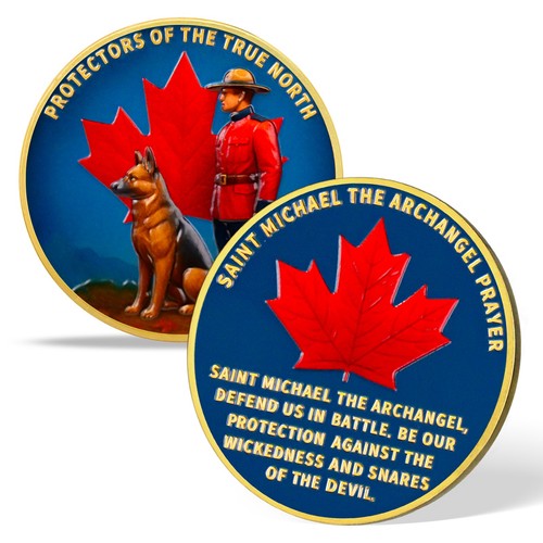 RCMP Canadá Protectores del Verdadero Norte San Miguel Desafío Moneda Recuerdo - Imagen 7 de 15