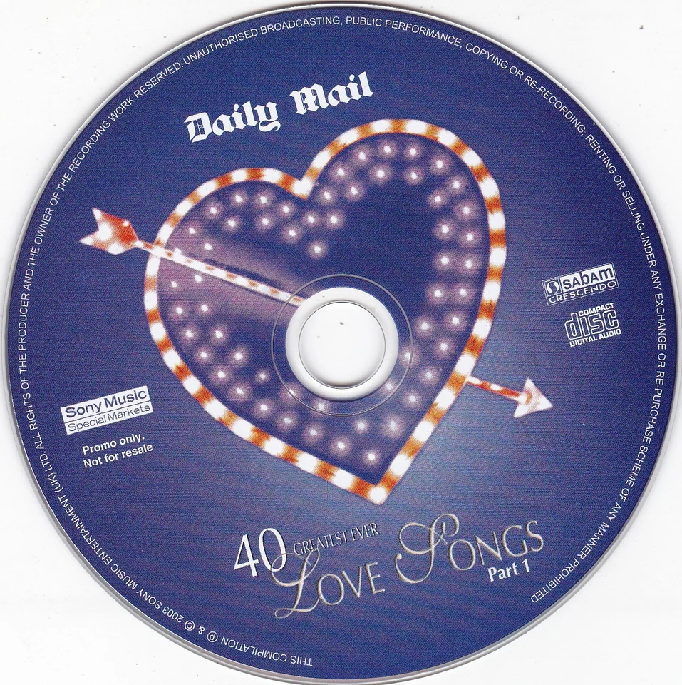 40 GREATEST EVER LOVE SONGS Part 1 - Bild 3 von 3